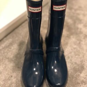 Hunter wedge rain boots